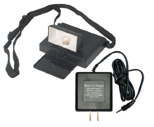 Beam N Read Classic Hands Free Reading Light Plus AC Adapter