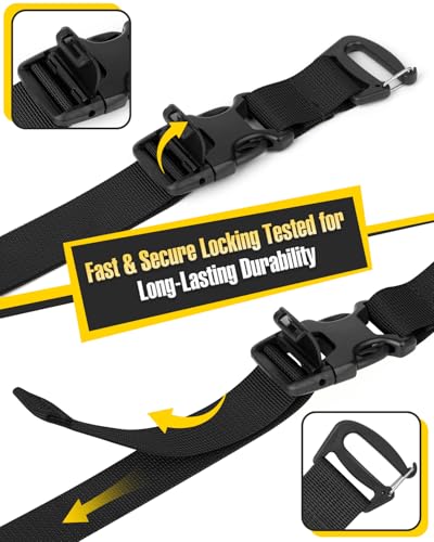 NatCasa 4 Pcs MOLLE Tier Straps