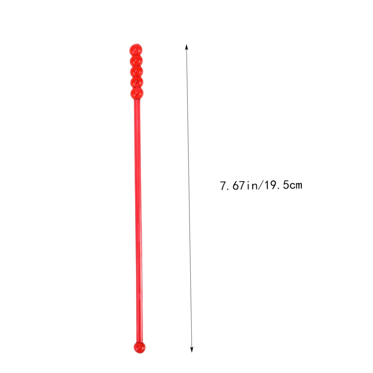 Ciieeo 50 Pcs Colorful Acrylic Swizzle Sticks Translucent Beverage Stirrers for Cocktails Coffee Juice Bar Restaurant Use Random Color