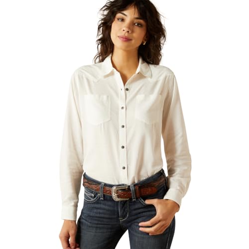 Ariat (WSL Womens Real Billie Jean Glazed Ginger Dobby Shirt