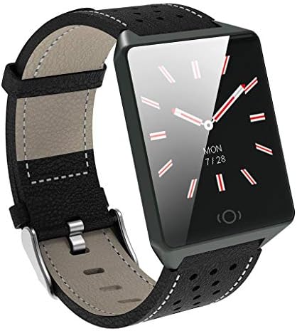 HHmei Smart Watch Sports Fitness Activity Heart Rate Tracker Blood Pressure Calories CK19 Sports Waterproof Smart Bracelet (Black)