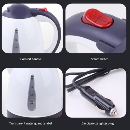 Hervidor eléctrico portátil para auto 24V 1000mL miniatura 5