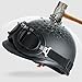 Retro German Style Half Face Helmets for Adult Men & Women - Vintage Open Face Moped Scooter Cruiser Helmet - DOT Approved (Matte Black, Medium)