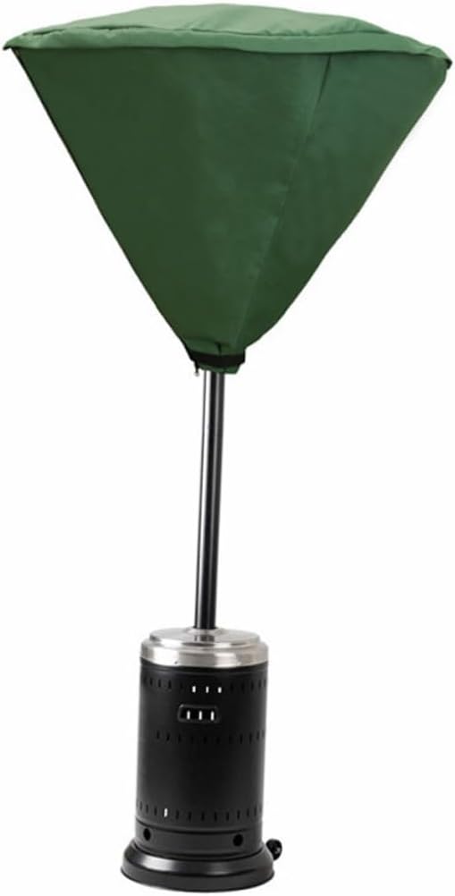 Heavy Duty Patio Heater Cover Outdoor Garden Radiator Protector with Drawstring Windproof Dustproof Dust Cover for Outdoor Patio Heaters Green