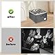 Luziyun Schuhaufbewahrung Schuhorganizer Schuhschrank, Schuhorganizer Platzsparen, Passt 16 Paare,Schuh Organizer, Durchsichtige faltbare Schuhboxen，Shoe Organizer, Verstärkte Griffe, Grau