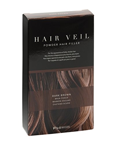 FHI Heat Hair Veil Powder Hair Filler, Dark Brown