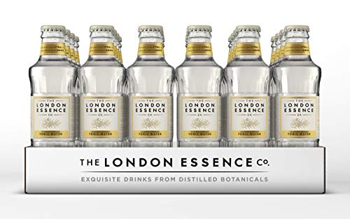 London Essence Co. Tonic Water, Premium Cocktail Mixer, Low Calorie, Classic London, 200 ml, Pack of 24 Bottles
