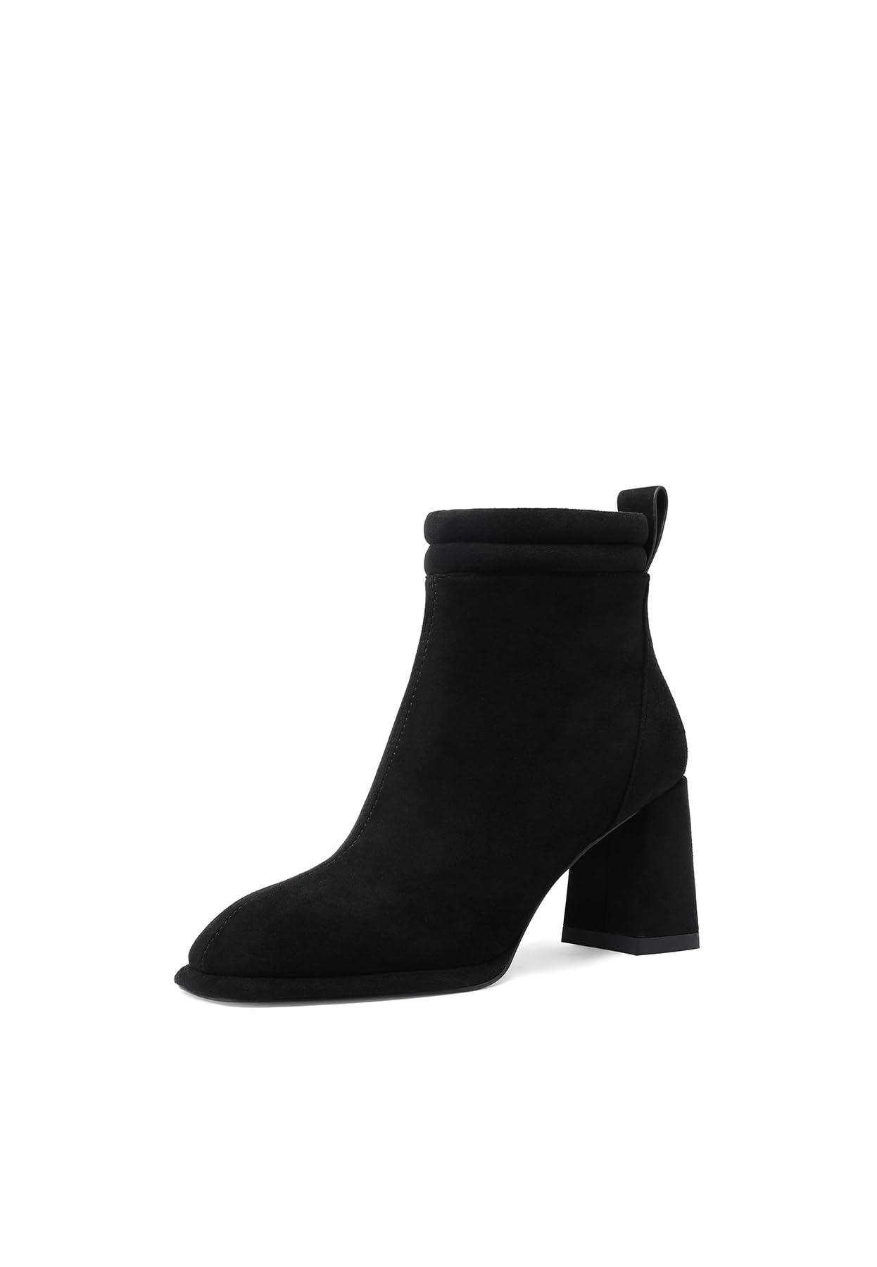 QUEEN HELENA Tronchetti con Tacco Stivaletti con Zip Laterale Donna K3253