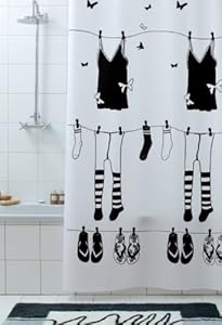 Yaco 22132 Zasłona Prysznicowa Tekstylna 120x200