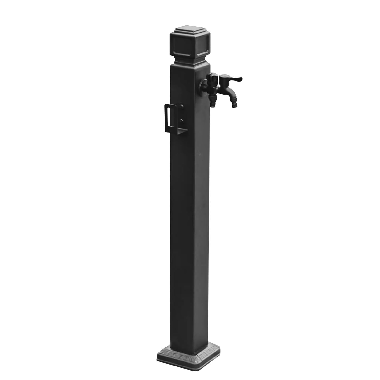 ZYCHSJXA Stainless Steel Outdoor Water Tap Post 60cm Freestanding Hydration Column Durable Leak Proof Garden Faucet Easy Access Dispenser Hydrant