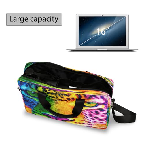 Bolso Maletín para Laptop 16 pulgadas Colorful Animals Tiger miniatura 5