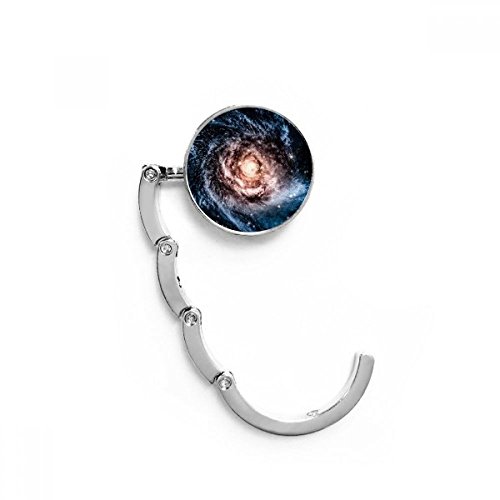 Gancho plegable de bolso para mesa con diseño de nebulosa cósmica