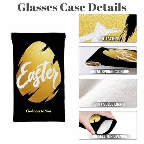 Image of Ocean Beach Glasses Case, Sunglasses Organizer Eyeglasses Case Glasses Cases Pouch For Men Women