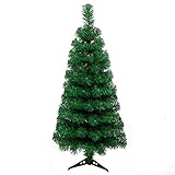 Een kerstboom met een kunstmatige tafel Sneeuwornamenten Kunstkerstboom, PVC Scharnierende Takken Automatische Diffusie Plastic Houder for Kantoor Kerstversieringen 60x30c