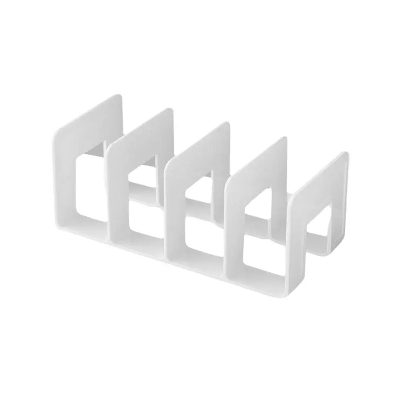 4 Grid Bookends Stand Bookshelf for Book