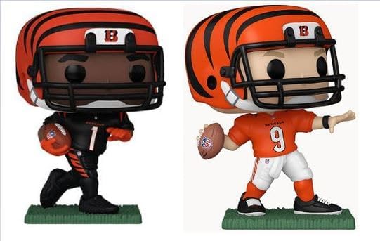 Ja'Marr ChaseJoe Burrow (Los Bengals) NFL Funko Pop! Combo (2)