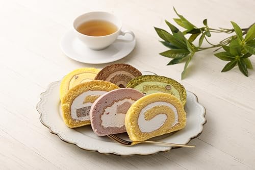 しっとりもちふわ! 豆乳 クリーム ロールケーキ 食べ比べ セット