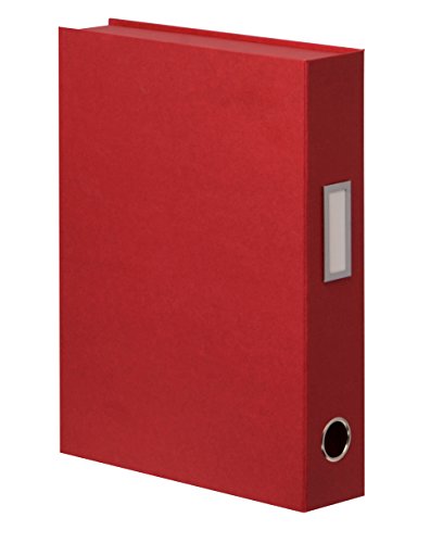 Image of Nakabayashi LST-FA4WR Lifestyle Tool Storage Box File A4 Wine Red