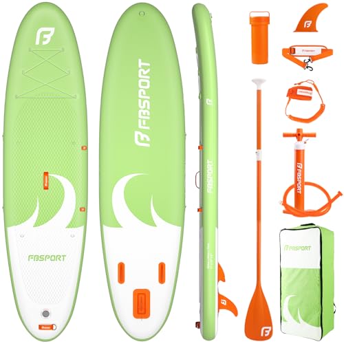 FBSPORT 11' Premium Stand Up Paddle Board, Yoga Board with SUP Accessories & Carry Bag | Wide...
