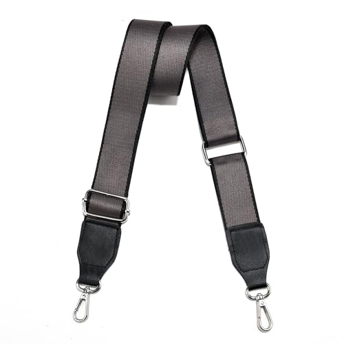 Image of Purse Straps Replacement Crossbody, Universal Wide Shoulder Strap for Bags Adjustable Straps for Handbags (Silvery Hardware)