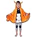 ITODA Enfant Démon Cape à Capuchon Halloween Costume Déguisement Cape Costume d'halloween Cosplay Accessoires Costume Halloween Robe de Vampire Déguisements pour Halloween Carnaval Noble Dracula