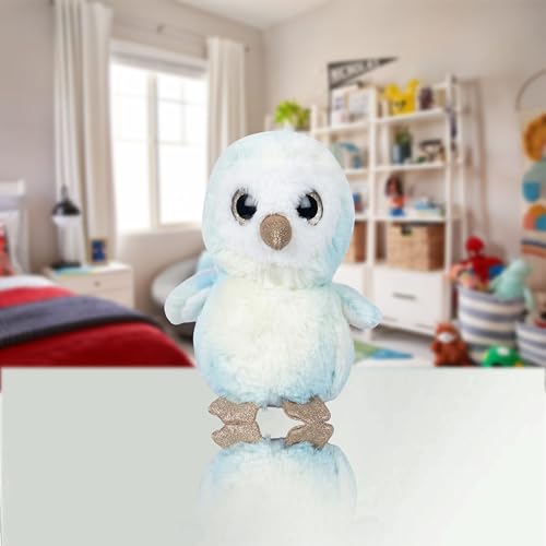 Image of Merry Shiny is Miny Series, Owl, Plush Soft, Toy Cute Kids, Sparkly Eyes, Birthday Animal Baby Boys /Girls (Green)