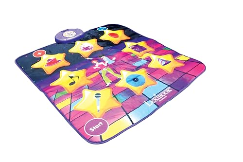 LEXIBOOK, Electronic Dance Floor Mat, Illuminated Keys, Built-in Speaker, Purple/Yellow, DM10, Purple / Yellow - Image 3