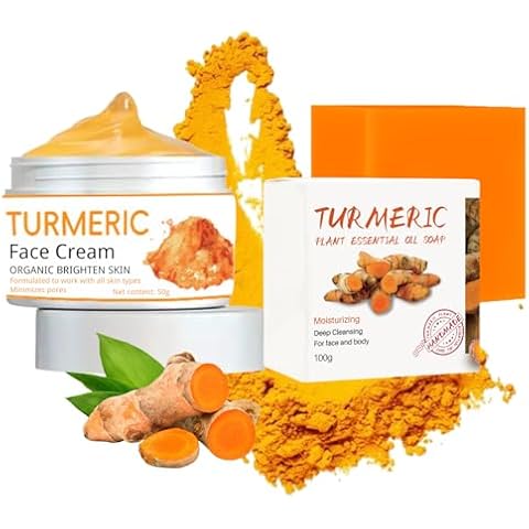 Turmeric Face Cream and Soap Set Cover