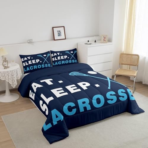 Image of Feelyou Lacrosse Comforter Set for Kids Adults