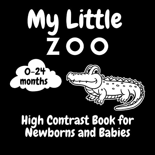 My Little ZOO High Contrast Baby Book for Newborns and Babies (024