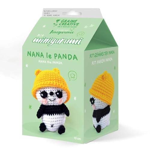 Graine Créative Kit Crochet Amigurumi - Nana Le Panda
