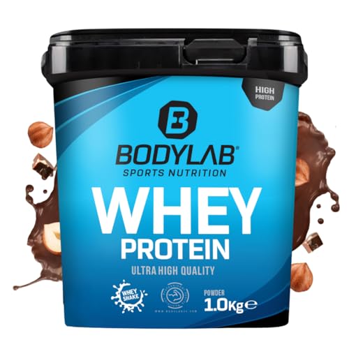 Bodylab24 Whey Protein Pulver, Haselnuss-Schokolade, 1kg