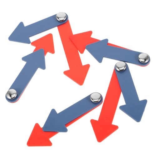 VANZACK 5Pcs Plastic Clock Hands Replacement Kit for DIY Clock Repair Easy Installation Educational Tool for Learning