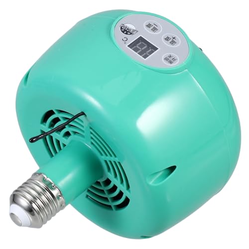 LOORGVEL Lámpara de Calefacción para Cría de Pollos con Control de Temperatura Ajustable Emisor Térmico de Plástico Seguro para Aves y Reptiles