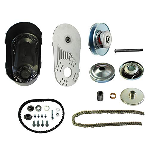 LAFORMO 212CC Torque Converter 6.5 HP 3 4 Go Kart Mini Bike Comet Clutch 12T 35 Chain Predator Driver Pulley Replacement Set - 30 Series