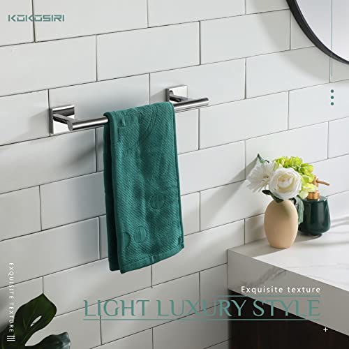 Image of KOKOSIRI Hand Towel Bar 12 Inch Bathroom Towel Holder for Bath Kitchen Toilet Cabinet Chrome Stainless Steel B4005CH-L12