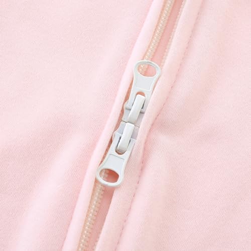 Unisex Baby Boy and Girl Zipper Onesie Solid Toddler Footie One-piece Infant Romper Jumpsuit4