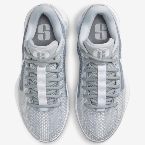 Nike Sabrina 1 (Team) Basketball Shoes (FQ3391-010, Wolf Grey/Wolf Grey/White) Size 6.52