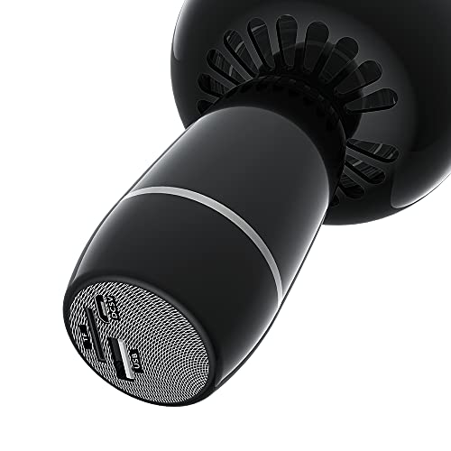 Image of LANDMARK LM BT1087 Chorus Handheld Wireless Singing Mic Multi-Function Bluetooth Karaoke Mic with Microphone Speaker, 6Hrs Playtime, Supports Micro Pin, TF Card & USB for All Smart Phones - Black