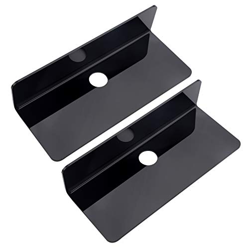 Metall Wandregal,2-teiliges Schwimmende Wandregale Wandregal Schweberegale Acryl Klebendes Displayregal Wandregale für schwimmende Regale