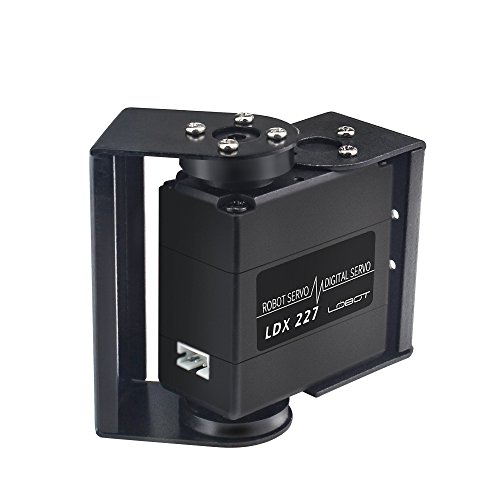 LewanSoul LDX-227 Full Metal Gear Standard Digital Servo with 17kg High Torque Dual Ball Bearing for RC Car Robot (Control Angle 270)