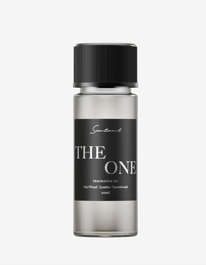 Scentiment The One Diffuser Oil - Premium Hotel Scent with Notes of Cardamom Leather Lemon with Cinnamon & Sandalwood Home Scent Hotel Fragrance Oil Diffuser Refill - 0.68 fl oz (20 mL)