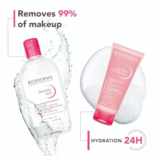 Image of Bioderma - Sensibio - H2O Micellar Water - Makeup Remover Cleanser - Face Cleanser for Sensitive Skin