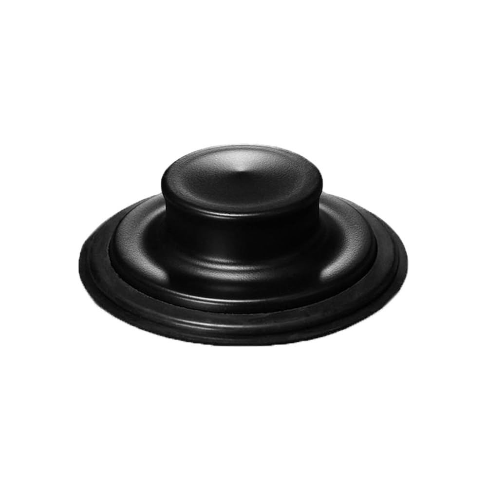Kitchen Sink Plug Strainer, 85mm Sinks Hole Diameter, Sink Plug Replacement, Kitchen Sink Plug Strainer, Kitchen Sink Strainer and Stopper, Universal Sink Strainer (Black)