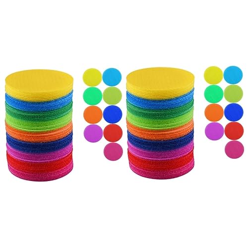 Marqueurs de tapis colorés Gadpiparty au sol pour l'organisation de classe de maternelle