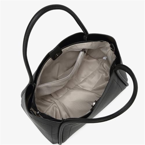 Bolso tipo cubo vegano para mujer, tote, bandolera y de mano, con asa superior miniatura 6