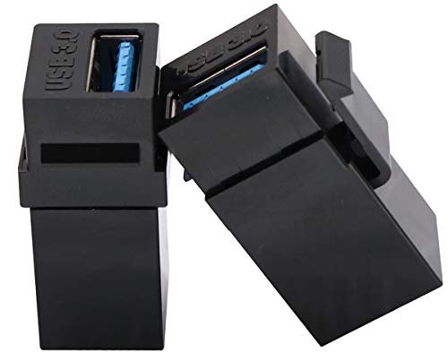 Adaptador USB 3.0 A Keystone Hembra a Hembra 5 unidades miniatura 4