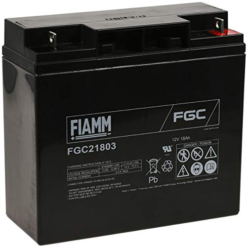 FIAMM Recambio de Batería para INJUSA IJ12-20HR /DiaMec DM12-18 12V 18Ah (Ciclo Profundo)