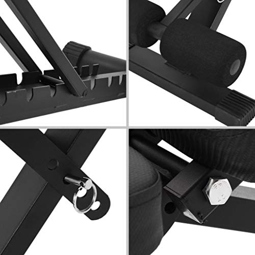 [US Fast Shipment] Foldable Weight Bench, Adjustable Workout Bench for Home Gym, Support 770lbs, Strength Training Benches for Full Body Workout, [2020 Upgraded Version]