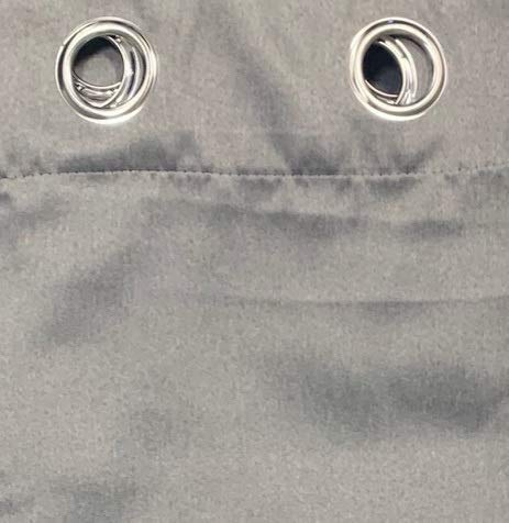 Ikiriska Blackout Extra Long Curtain for 2 Story Living/Great Room (Granite Grey, 50?Wx108?L)